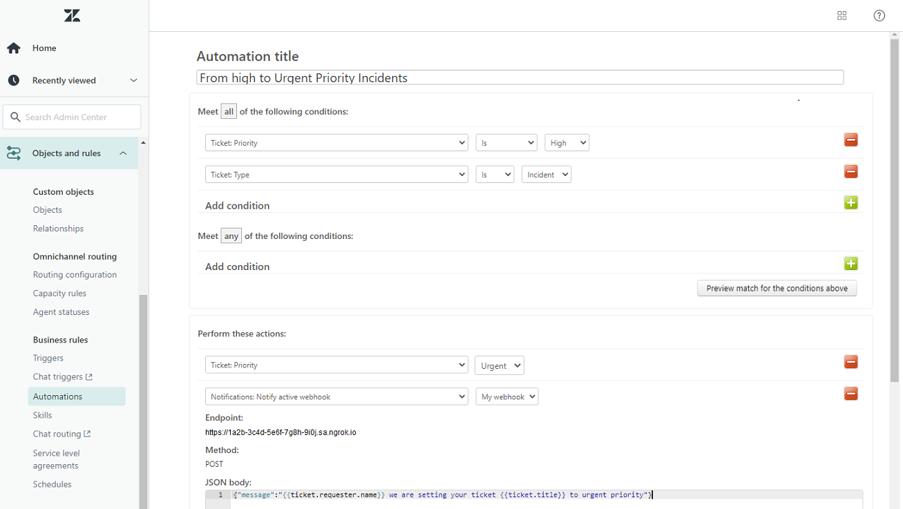 Automation Rule